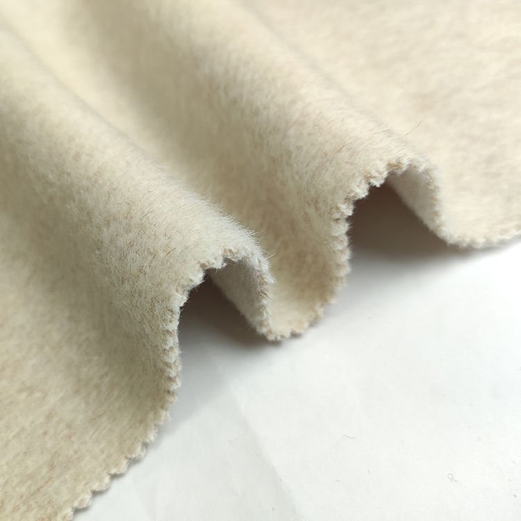 High Quality Recycled 55 Wool 10 Rabbit Hair 5 Alpaca 30 Polyester Alpaca Fabric for Coats